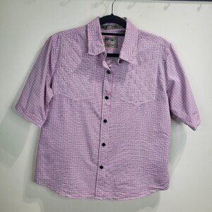 MizMac shooting shirt sleeve button down size xl